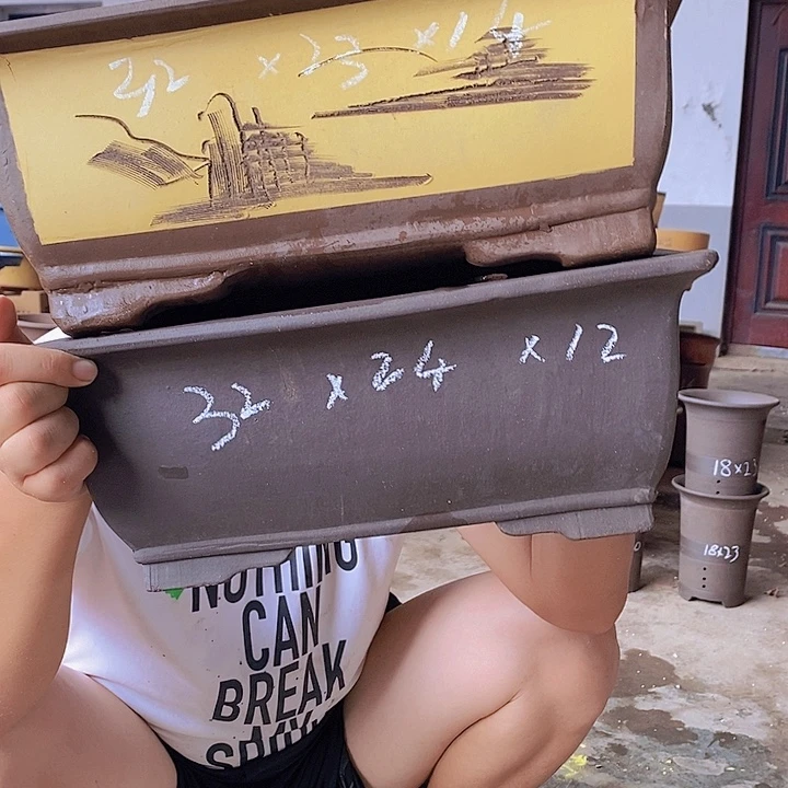 紫砂花盆紫砂花盆