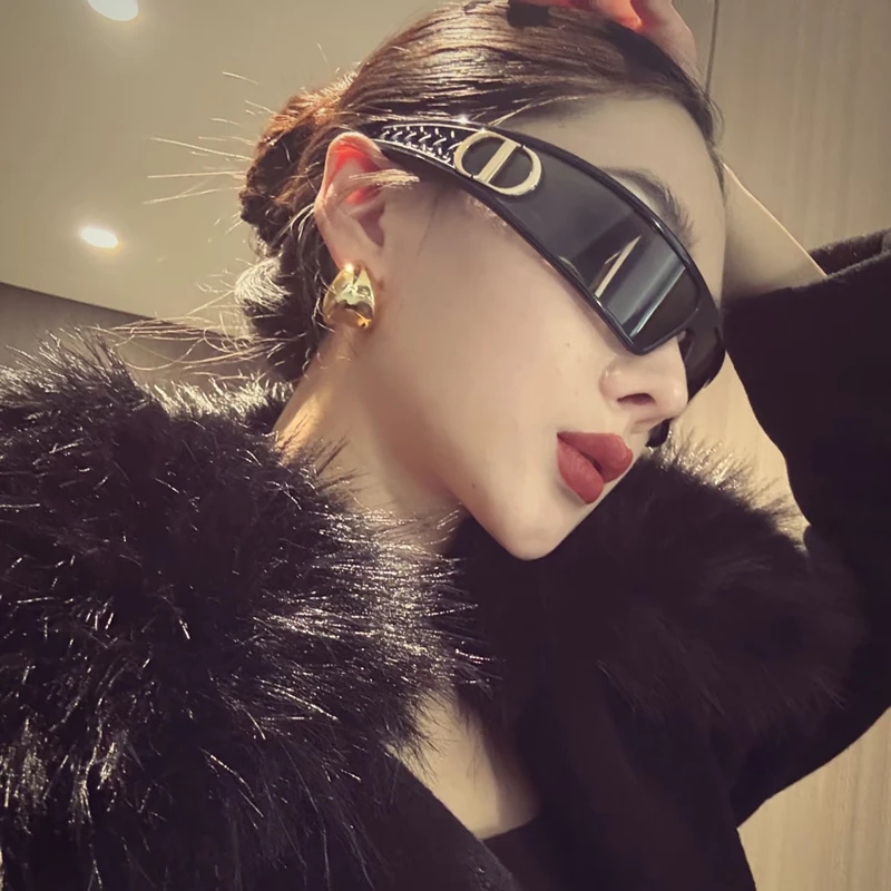 发箍式墨镜网红小红书同款防紫外线时尚防紫外线个性欧美风太阳镜