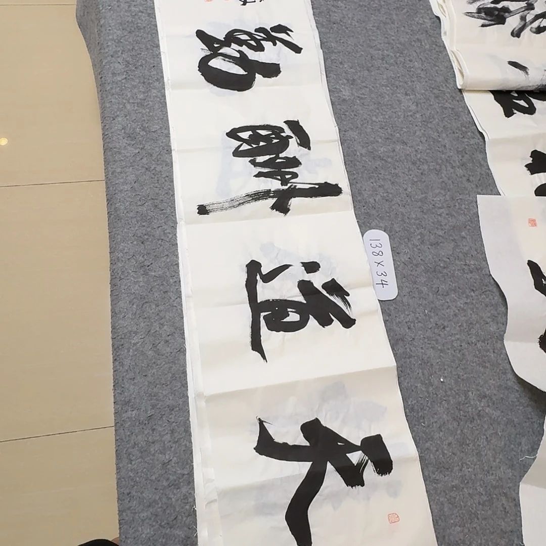 书法国展书家文俊138×34