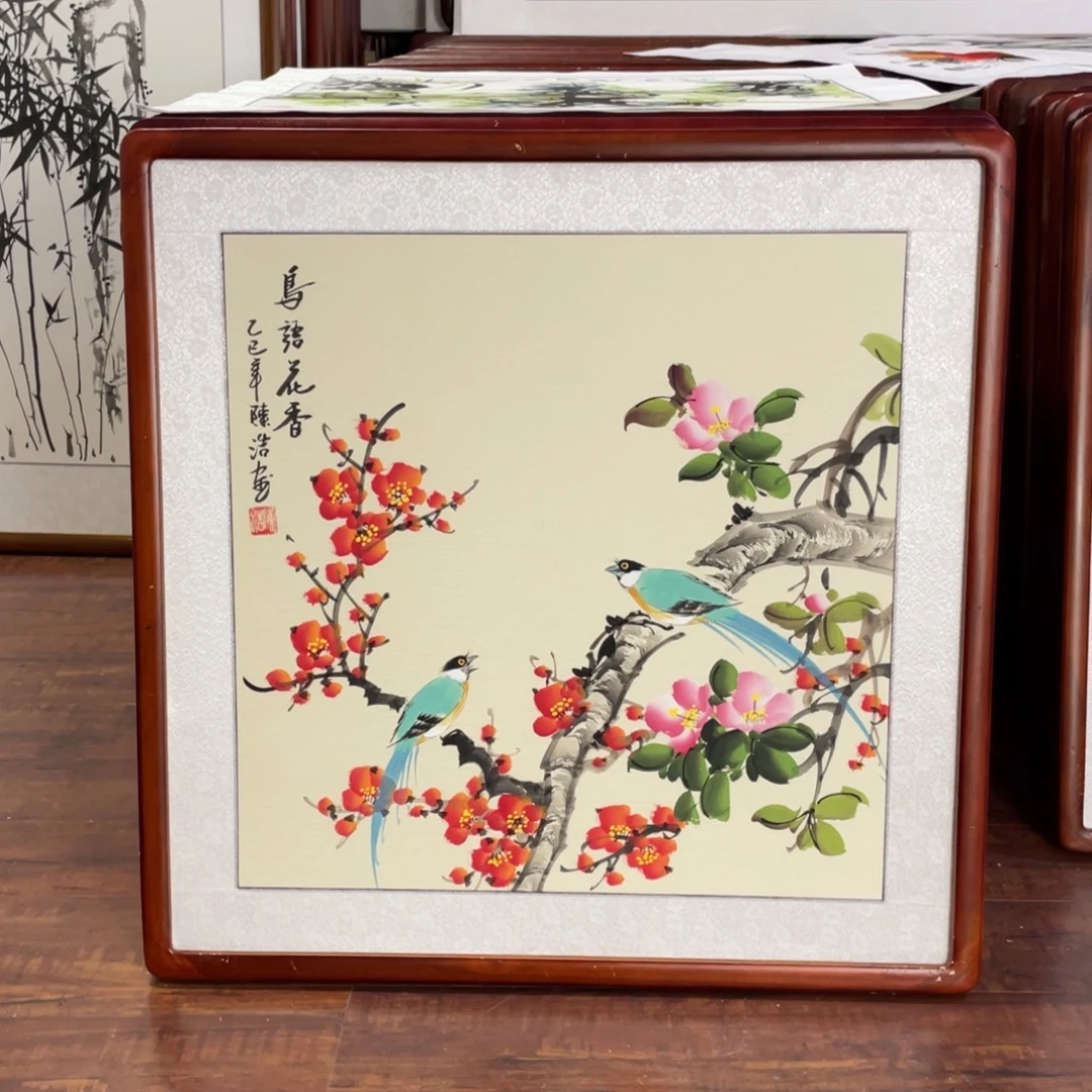 国画带框尺寸63*63厘米