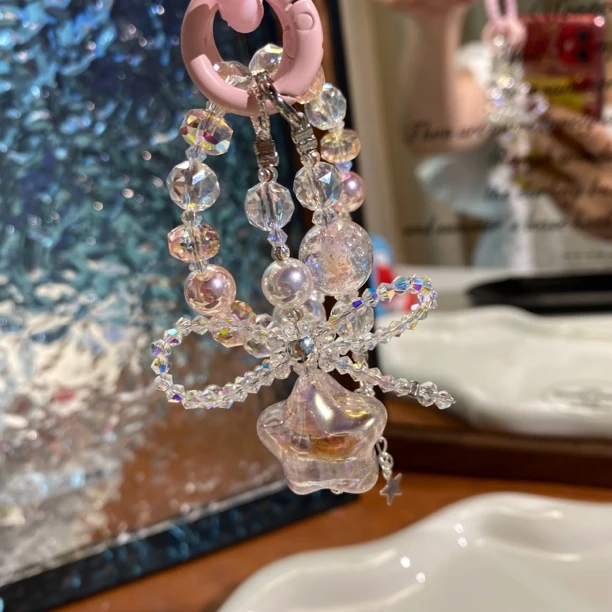 5373油画星星挂件原创手机链