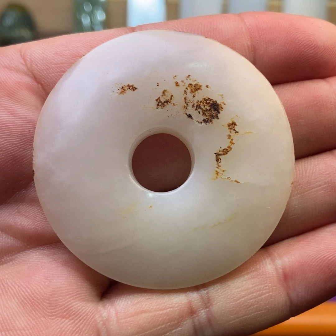 和田玉（糖玉）平安扣未镶嵌