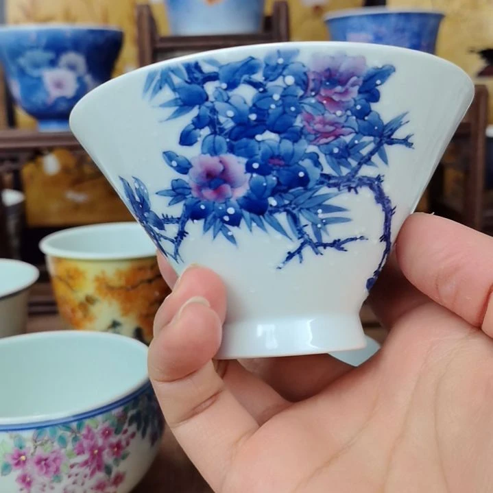 斗笠杯山茶主人杯