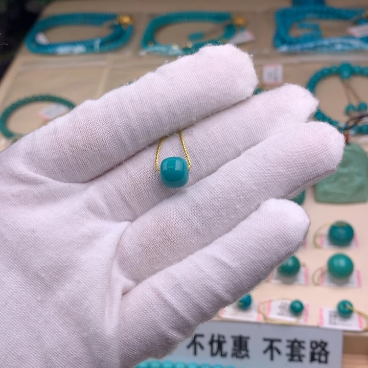 未镶嵌绿松石珠宝奇石9-8