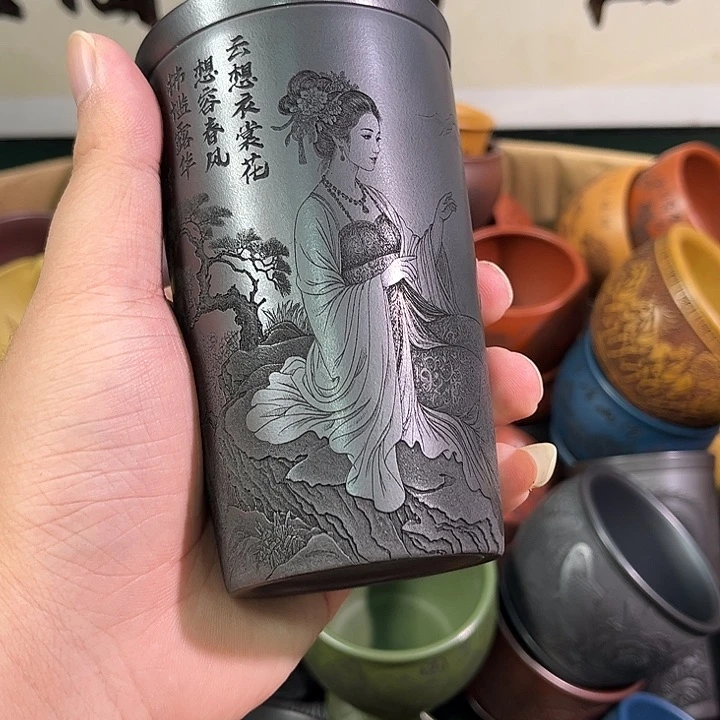 茶杯紫砂全手工紫砂主人杯