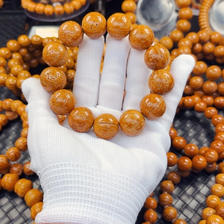 桃核手串空***?18尺寸桃核