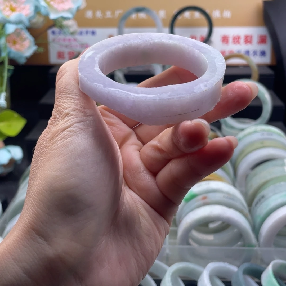 【闪购商品】未镶嵌手镯定制翡翠^****恼