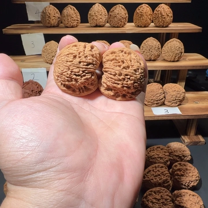 桃核吊坠南疆石蚂蚁拉丝凹底团子尺寸40