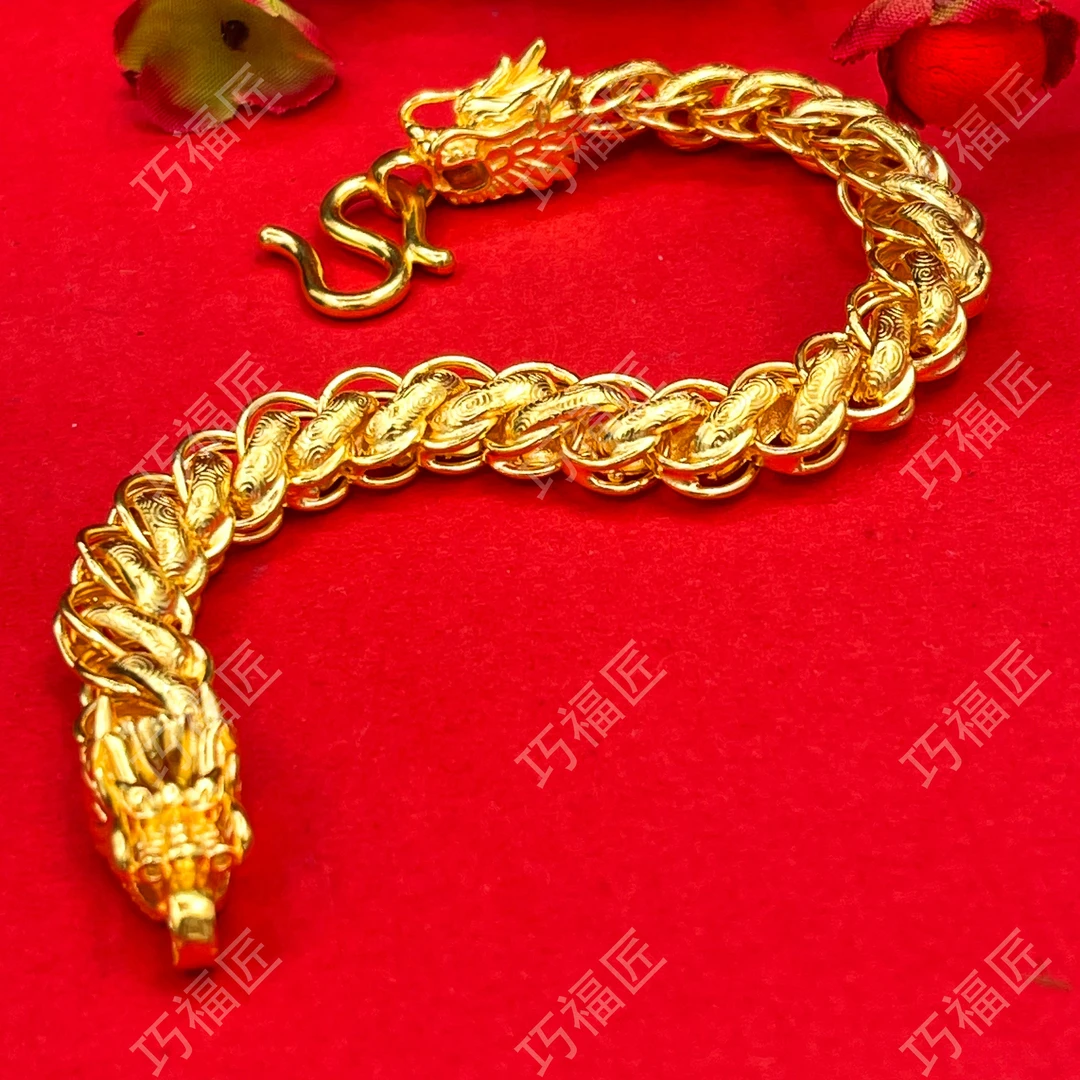 足银手链 扁泰手链 工艺手工时尚复古霸气百搭潮流个性