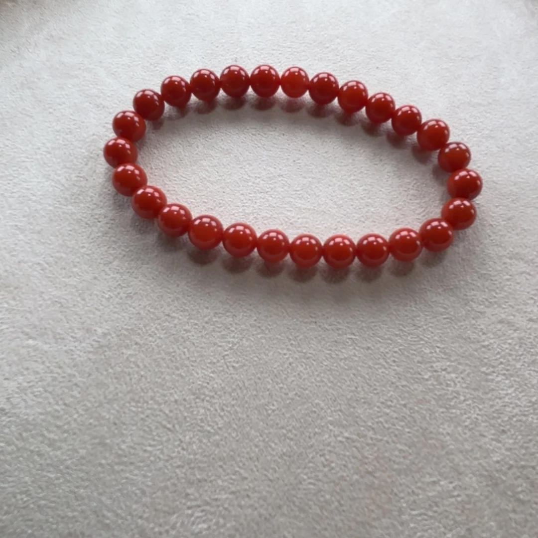 南红玛瑙7➕手串未镶嵌