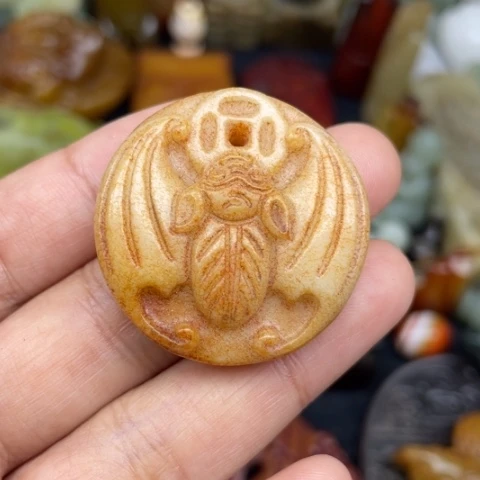 和田玉未镶嵌颈饰84