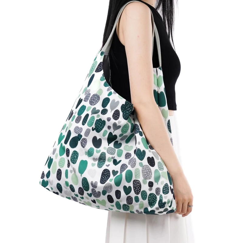 无则艺【冰丝月牙包】绿色心情夏季款时尚印花运动单肩环保百搭小众