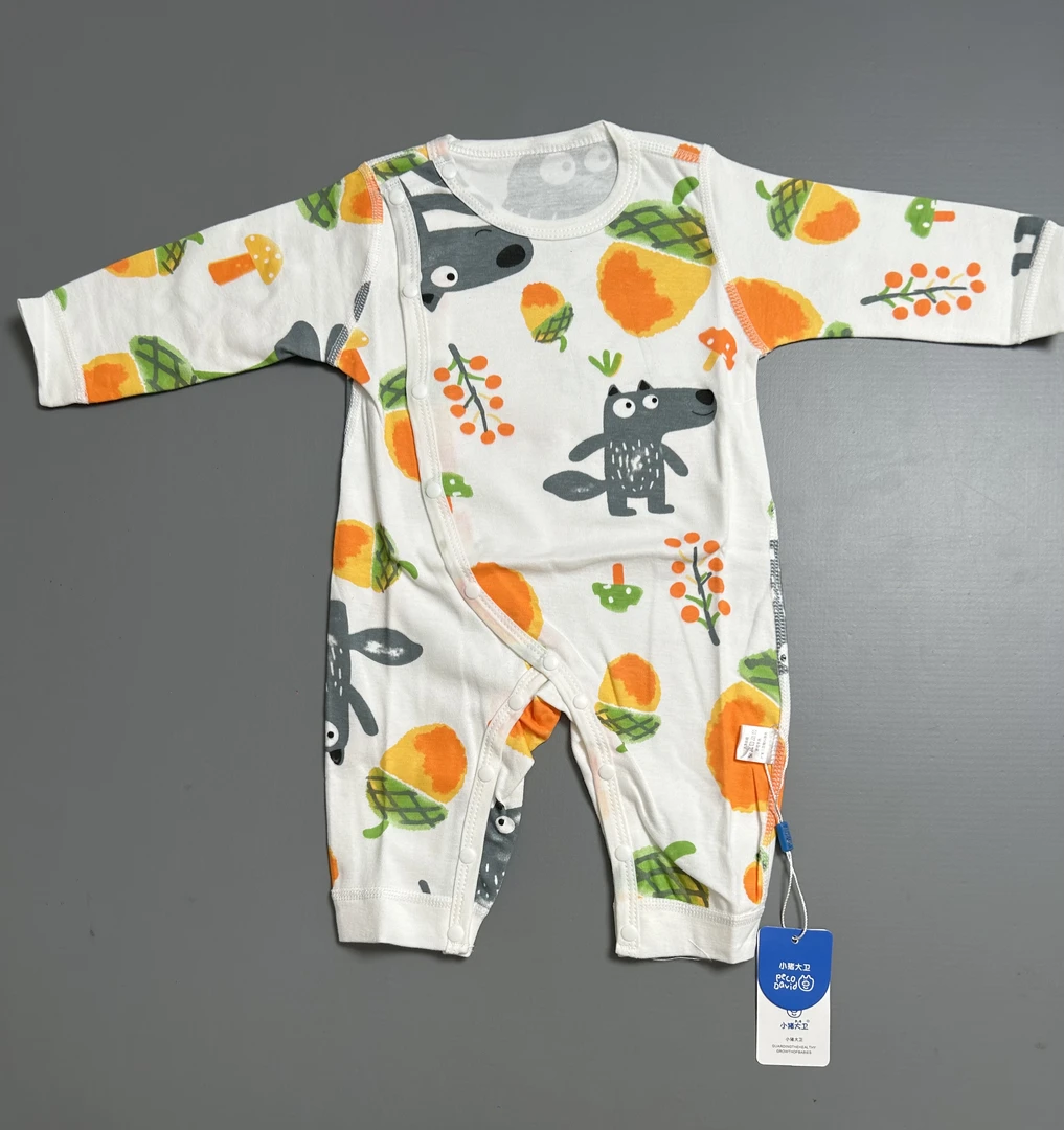 【松果森林】偏开棉毛哈衣