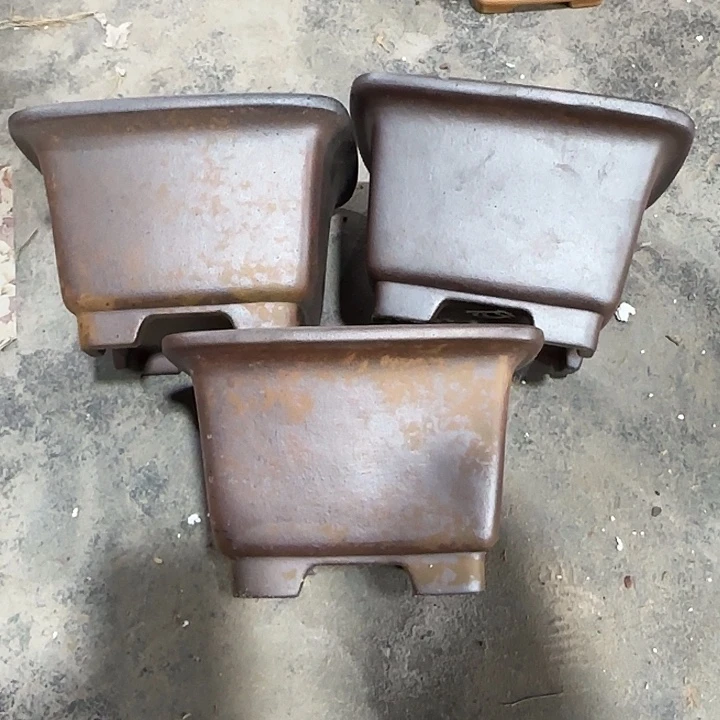 20×13三支手工柴烧盆