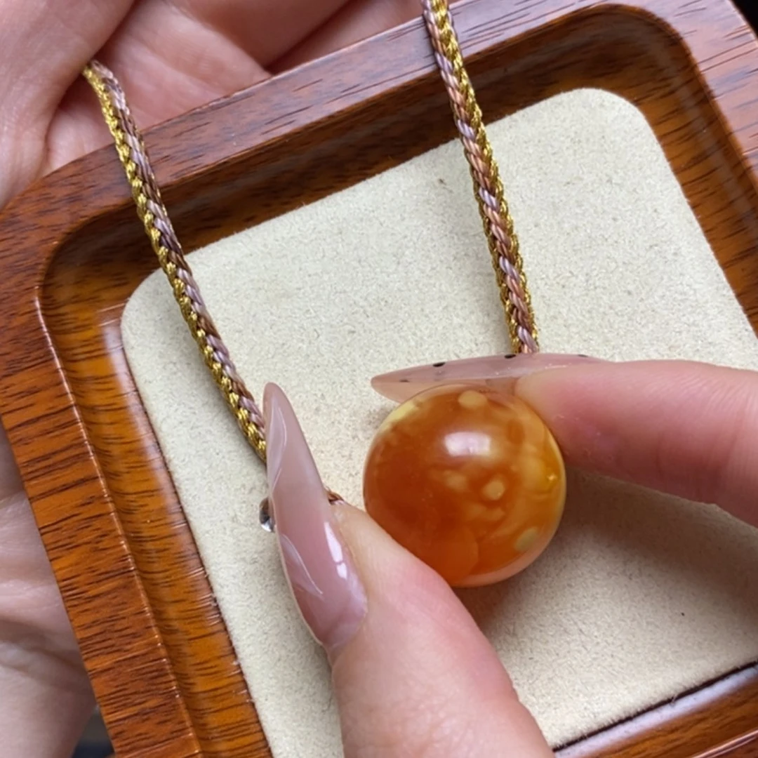 【闪购商品】蜜蜡颈饰未镶嵌项链