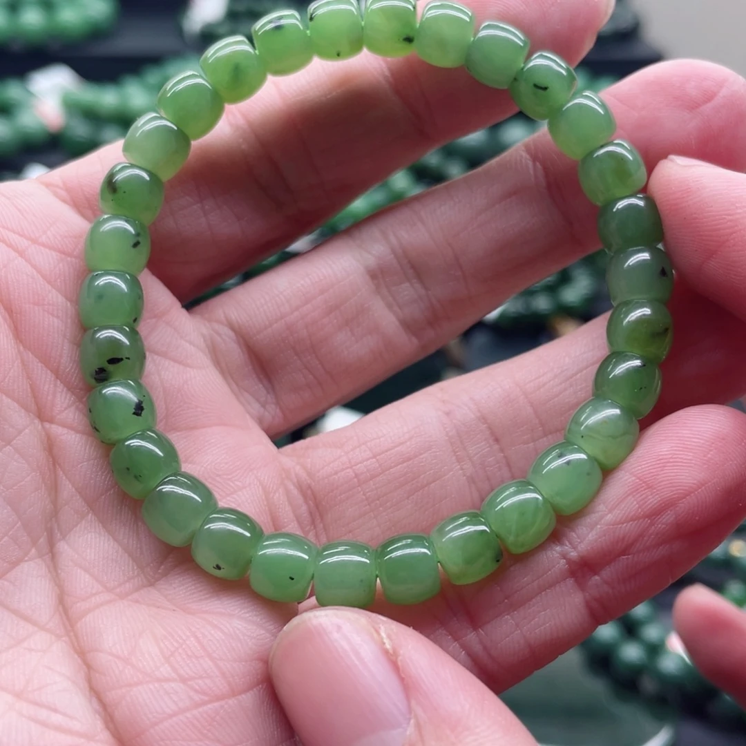 和田玉（碧玉）未镶嵌手链