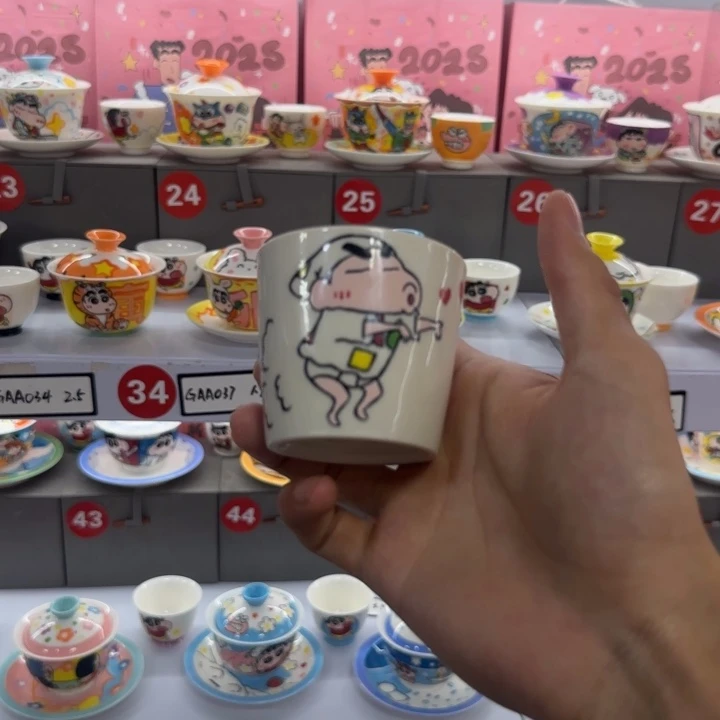 高温釉下彩纯手工手绘陶瓷