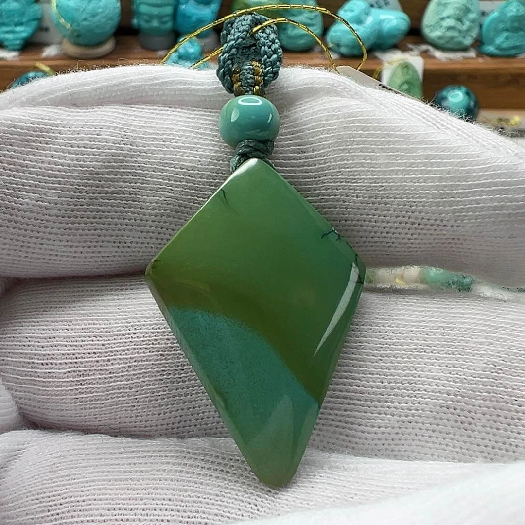 绿松石无事牌 未镶嵌