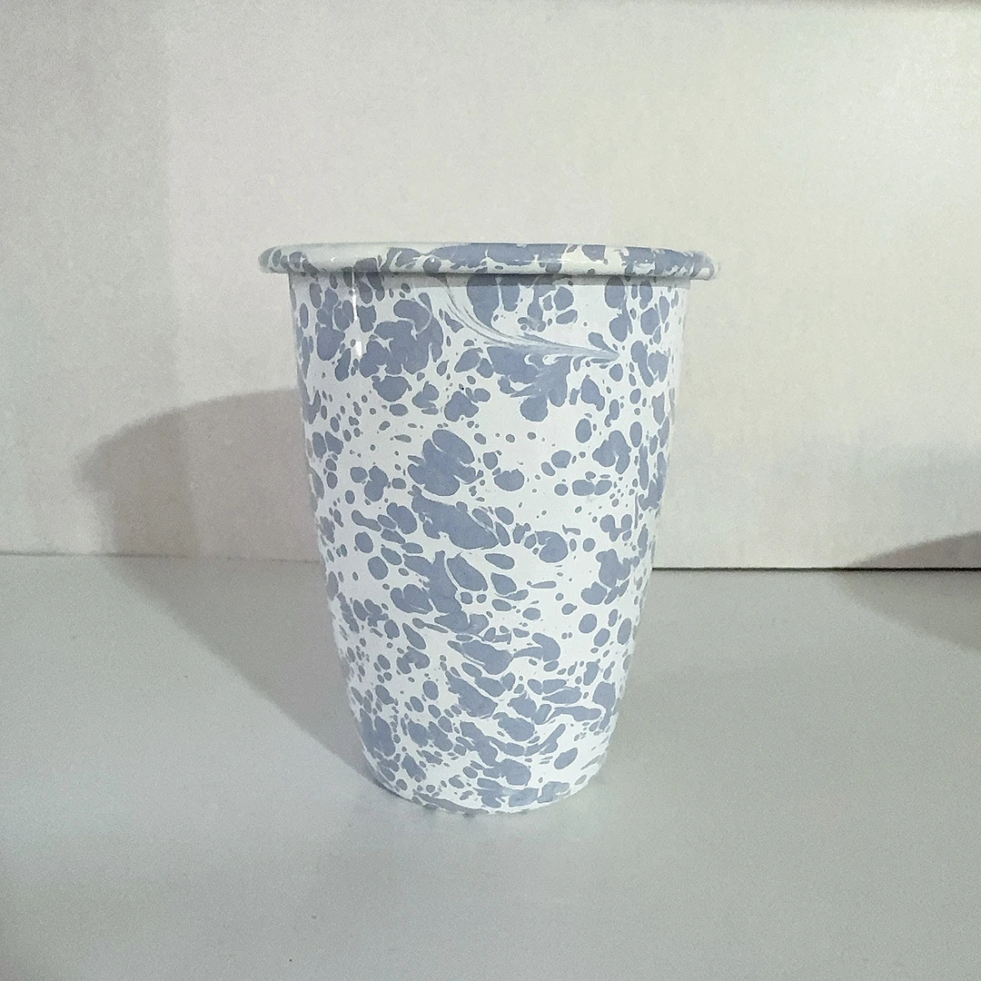 【8.5*12.1】浅蓝单色泼墨手握杯z