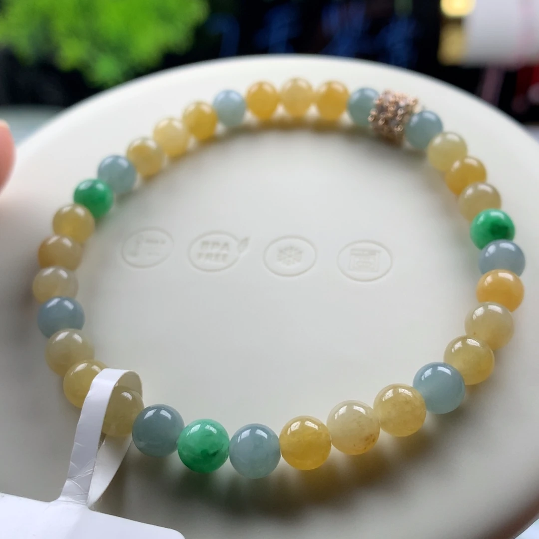 未镶嵌手链翡翠卡5.5