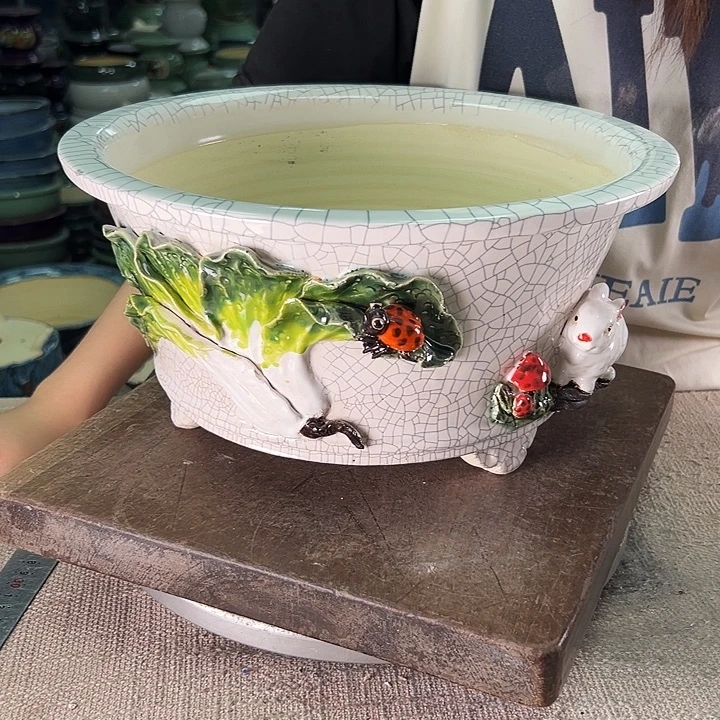 泳坤堂石湾盆陶瓷