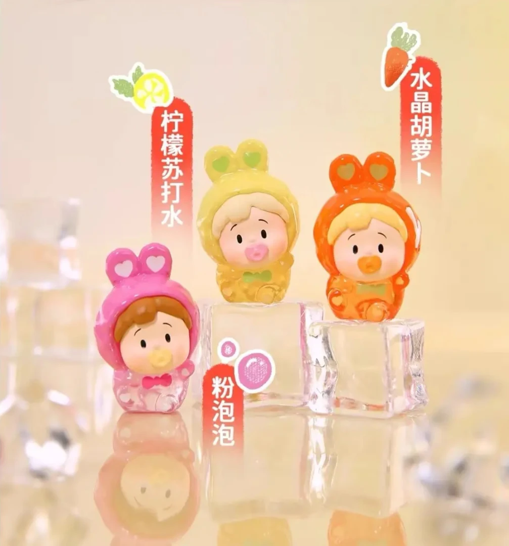 【拆袋】小花卷豆豆兔二代萌粒可爱潮玩