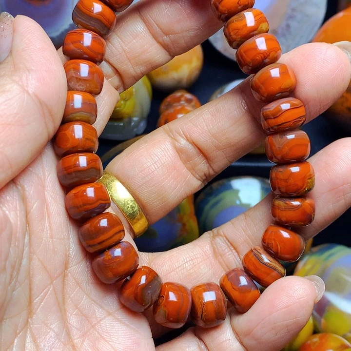 ！***！玛瑙/玉髓合金颈饰