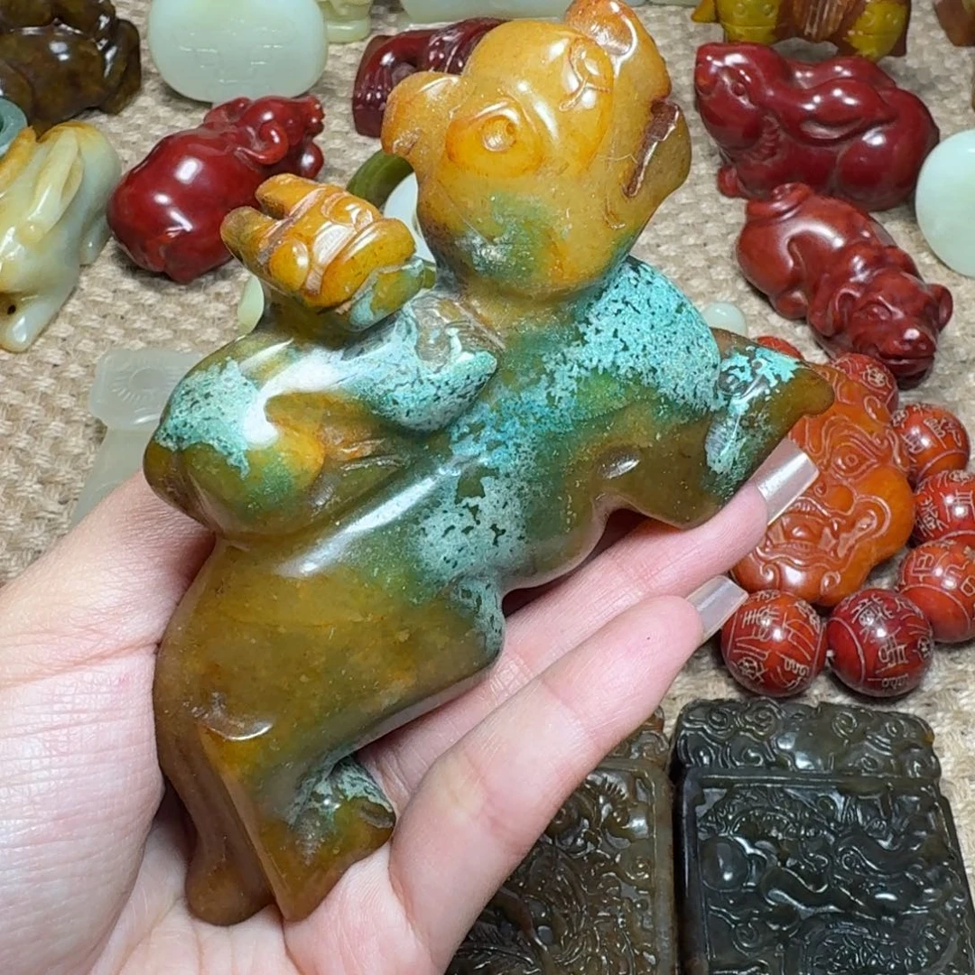 白玉菩提吊坠挂件