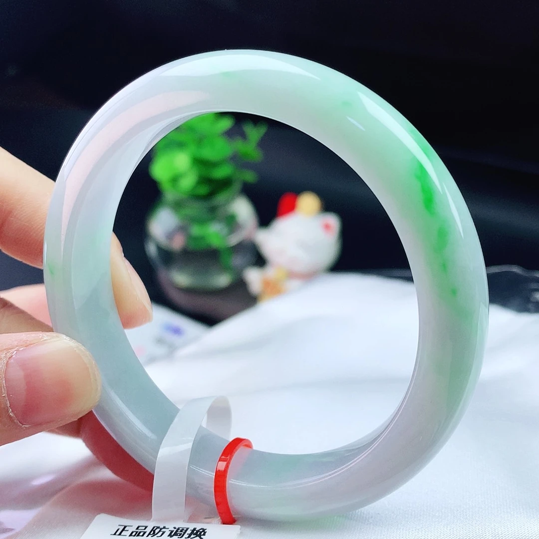 未镶嵌手镯翡翠55圈