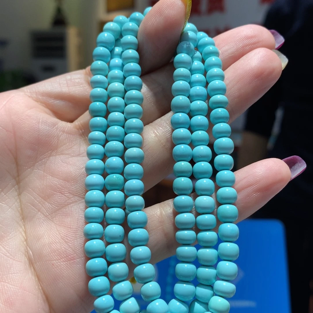 未镶嵌绿松石长链