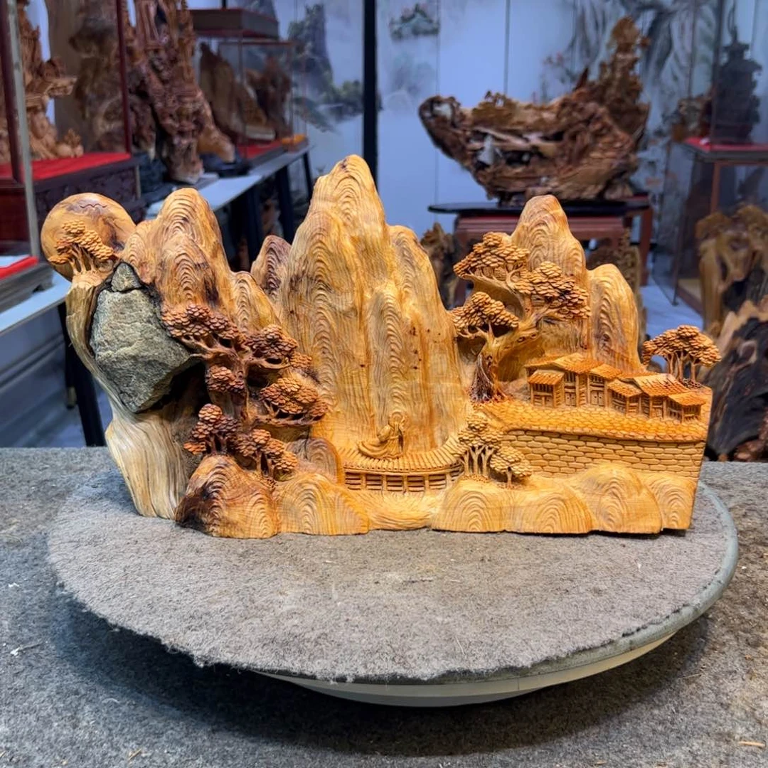 清***士柏木（崖柏）崖柏世外桃源