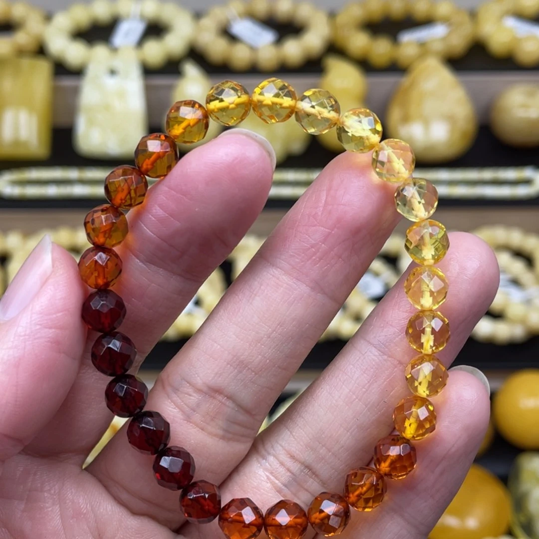 琥珀裸石未镶嵌琥珀蜜蜡