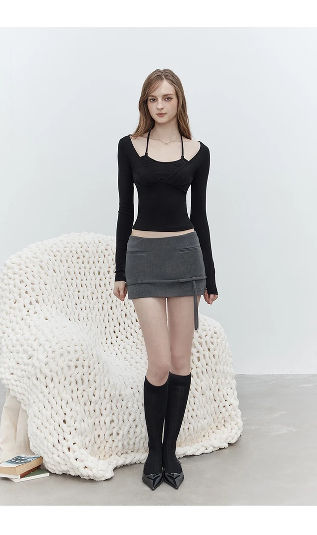 6-29020/西装a字半身裙