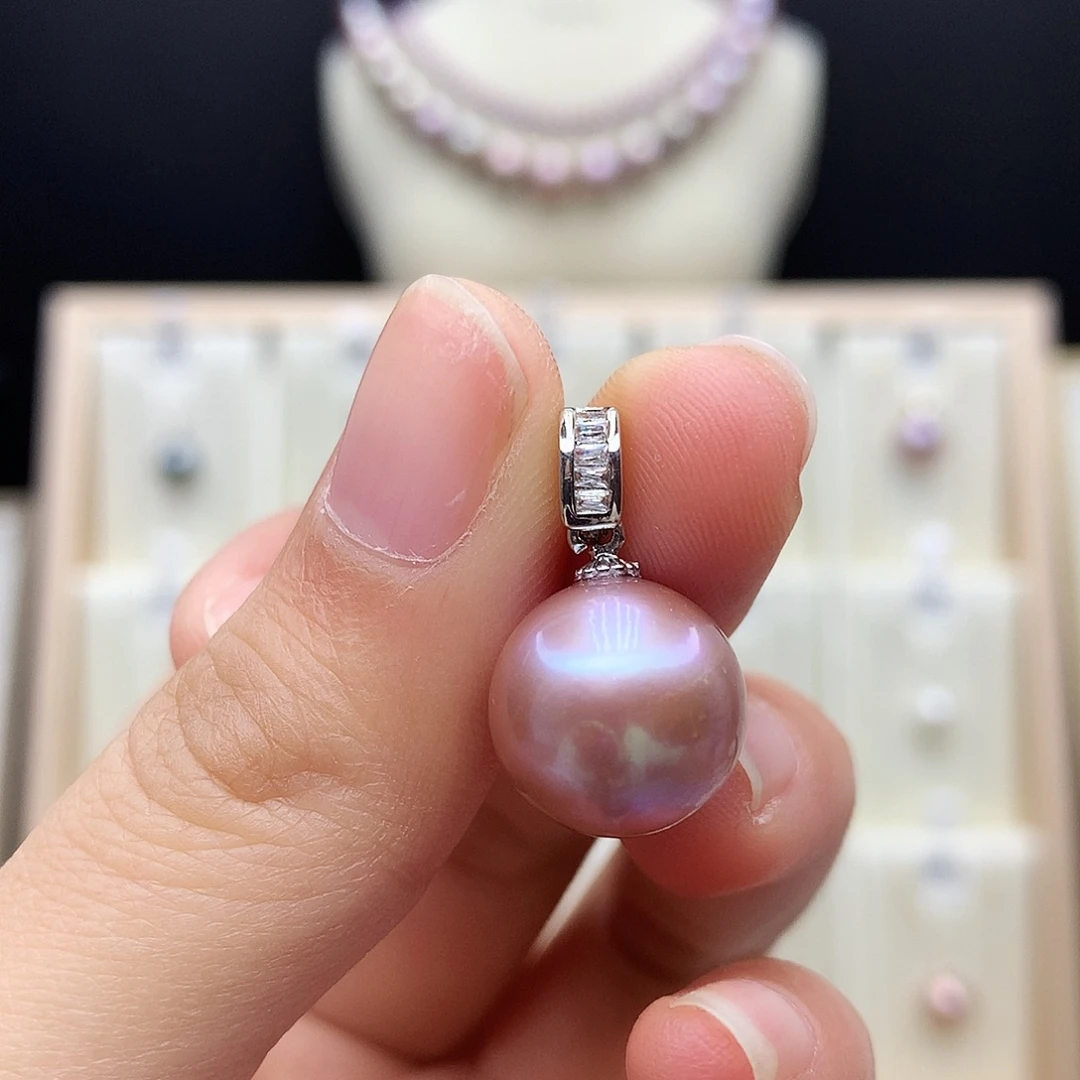 颈饰合金淡水珍珠