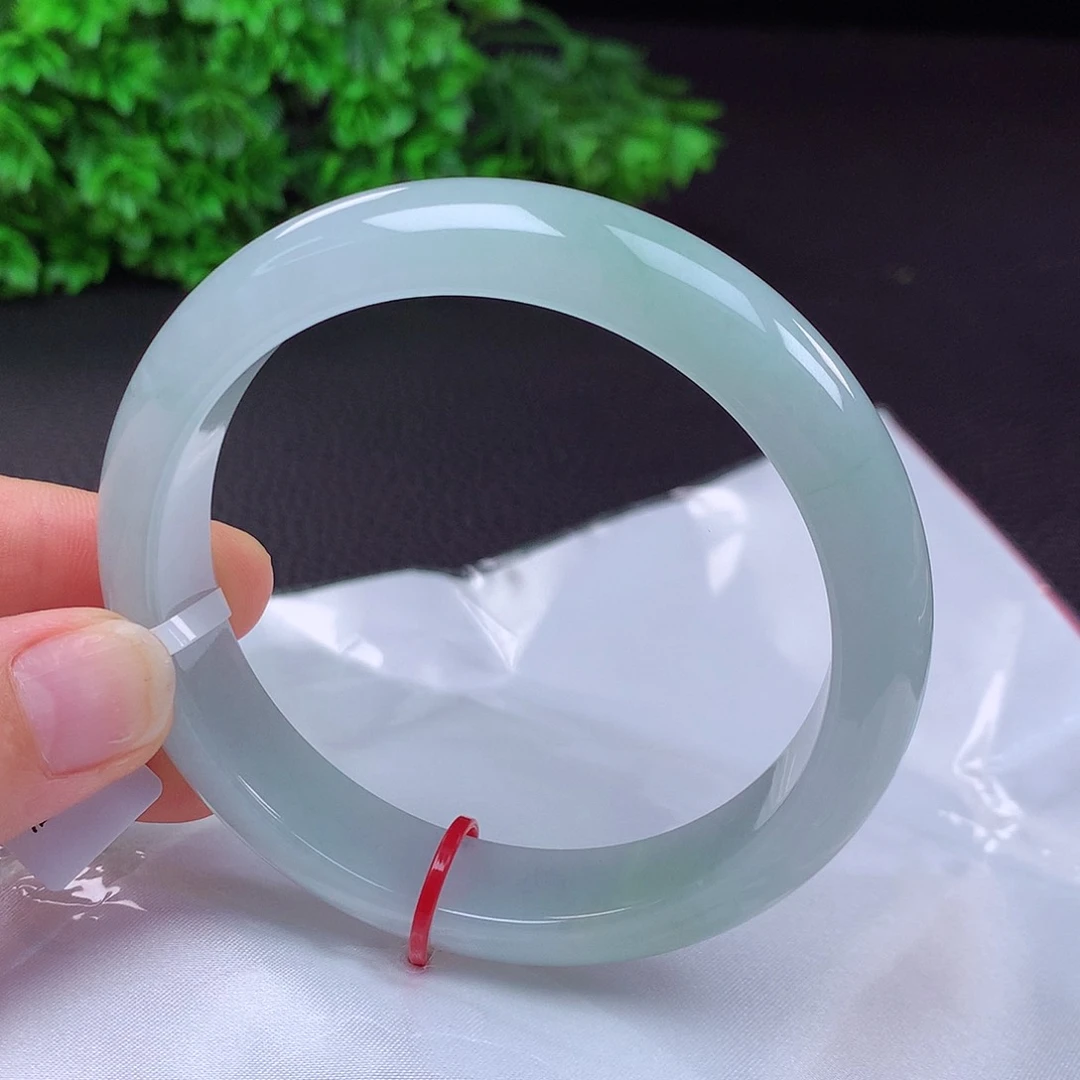 翡翠手镯未镶嵌62圈口432104