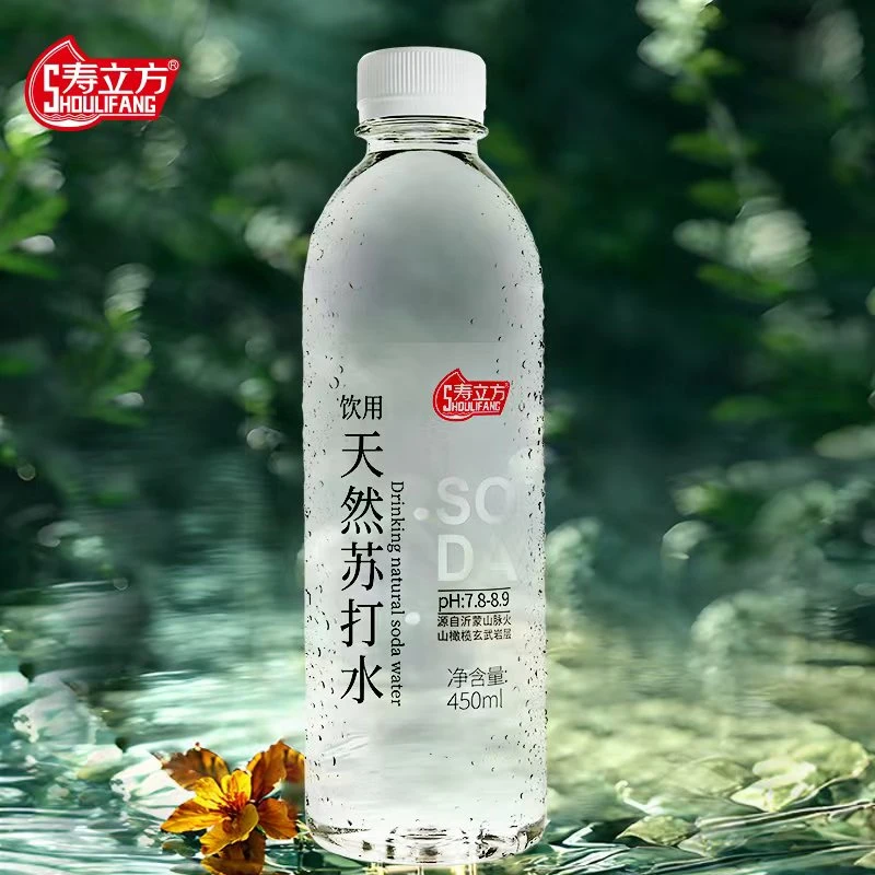 寿立方天然弱碱苏打水 无糖无汽0添加 整箱装 450ml*15瓶*2箱