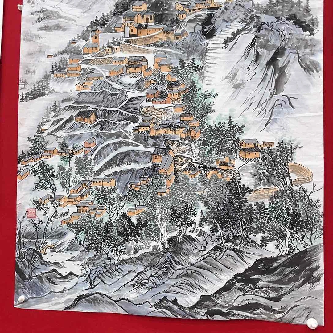 国画纯**货绘画作品多次参加全国