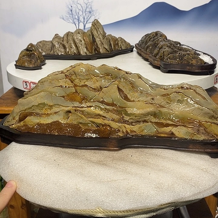 九龙壁天然奇石摆件