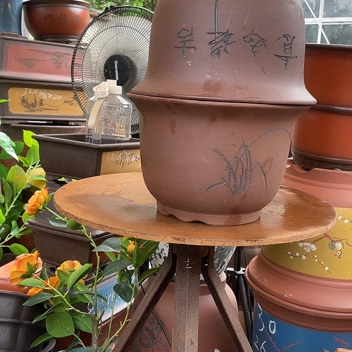 25+25平角金钟花盆紫砂花盆紫砂