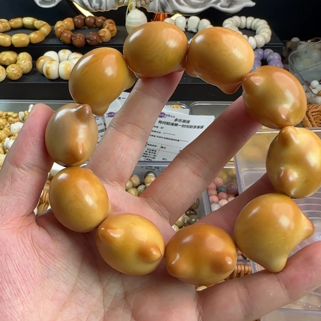 吊坠菩提根/象牙果卡29炭烤猫头手串一条通货
