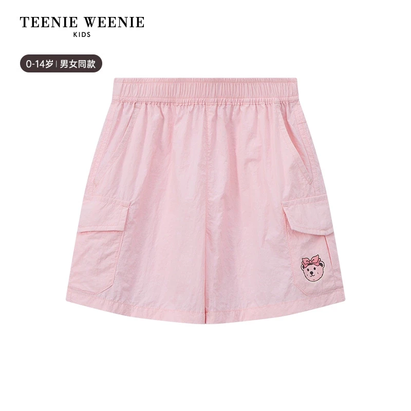 TeenieWeenie Kids小熊童装25男女童时尚防晒凉感短裤TKTH256382I