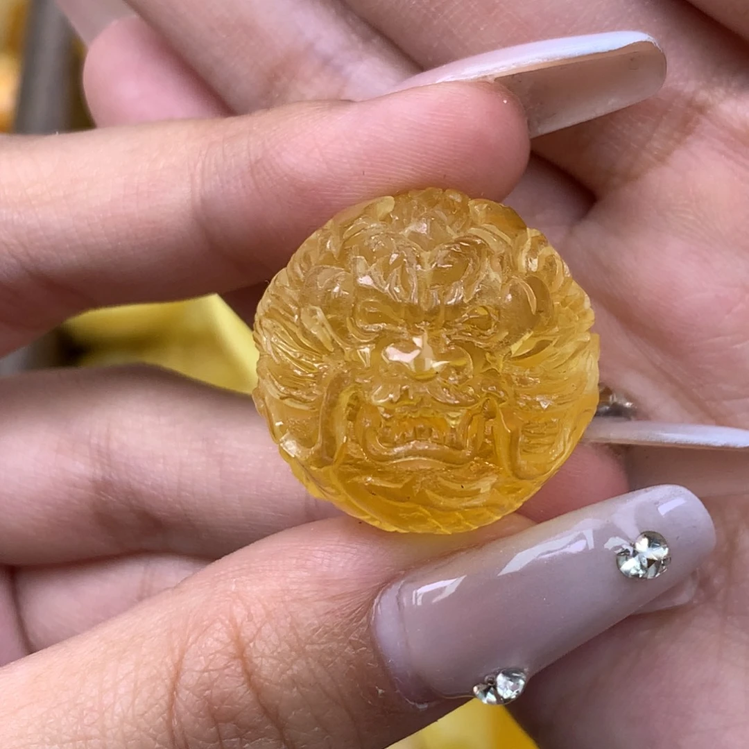 琥珀未镶嵌珠宝奇石24.1 龙珠