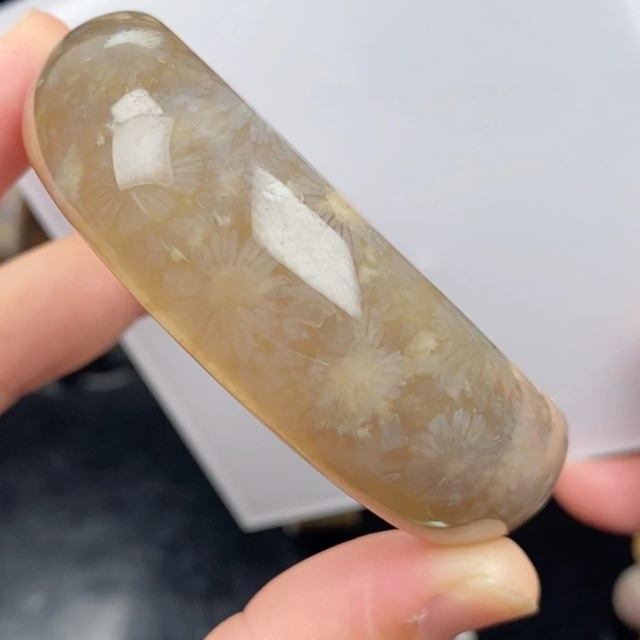 硅化玉未镶嵌手镯（圆镯）54.6