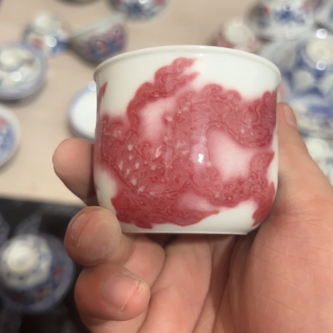 缪***上摆件景德镇手工手绘茶具