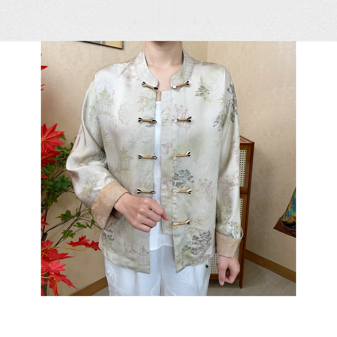 743 新款中式国风时尚洋气显瘦休闲外套