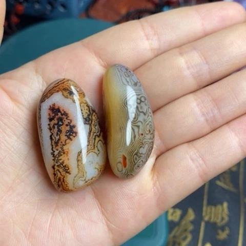 未镶嵌玛瑙/玉髓珠宝奇石雨*儿打孔不退不换