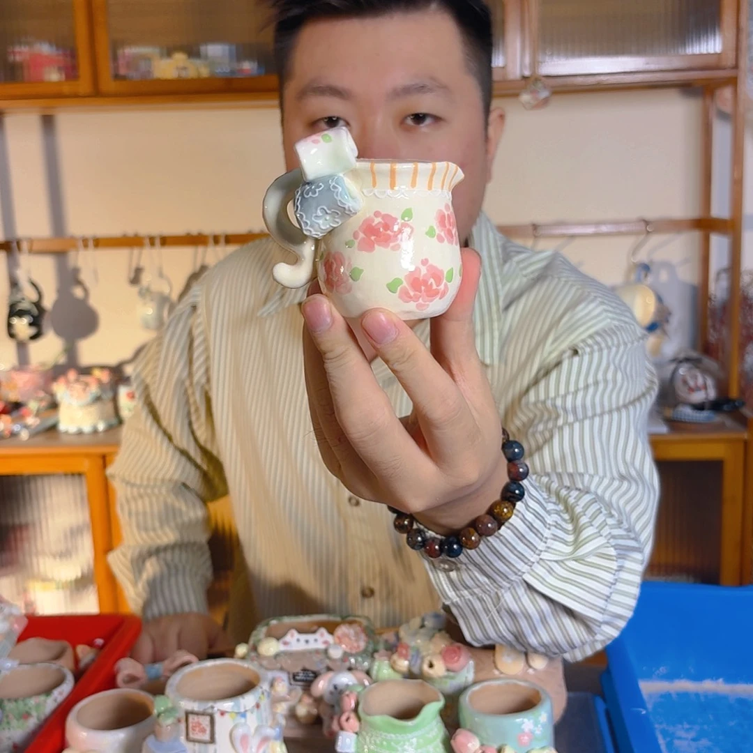 老梧家的手工多肉花盆