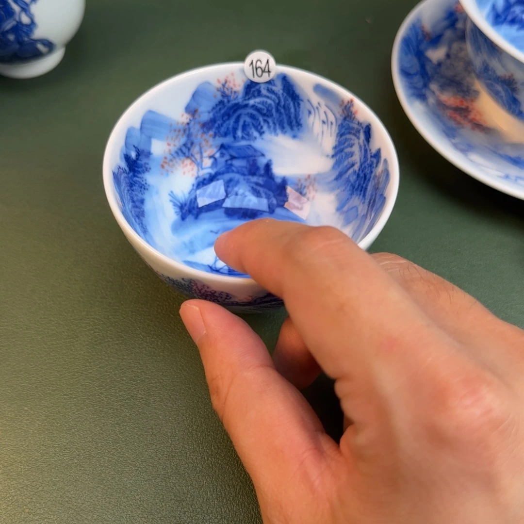彦祖纯手工手绘茶具164