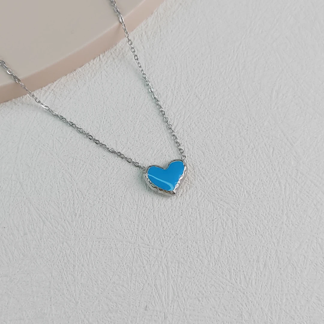 XUPING/旭平首饰 不锈钢项链 【潘生福利】简约爱心GD T001074602