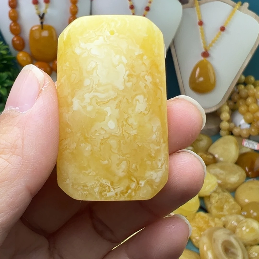 蜜蜡吊坠(不含链)未镶嵌